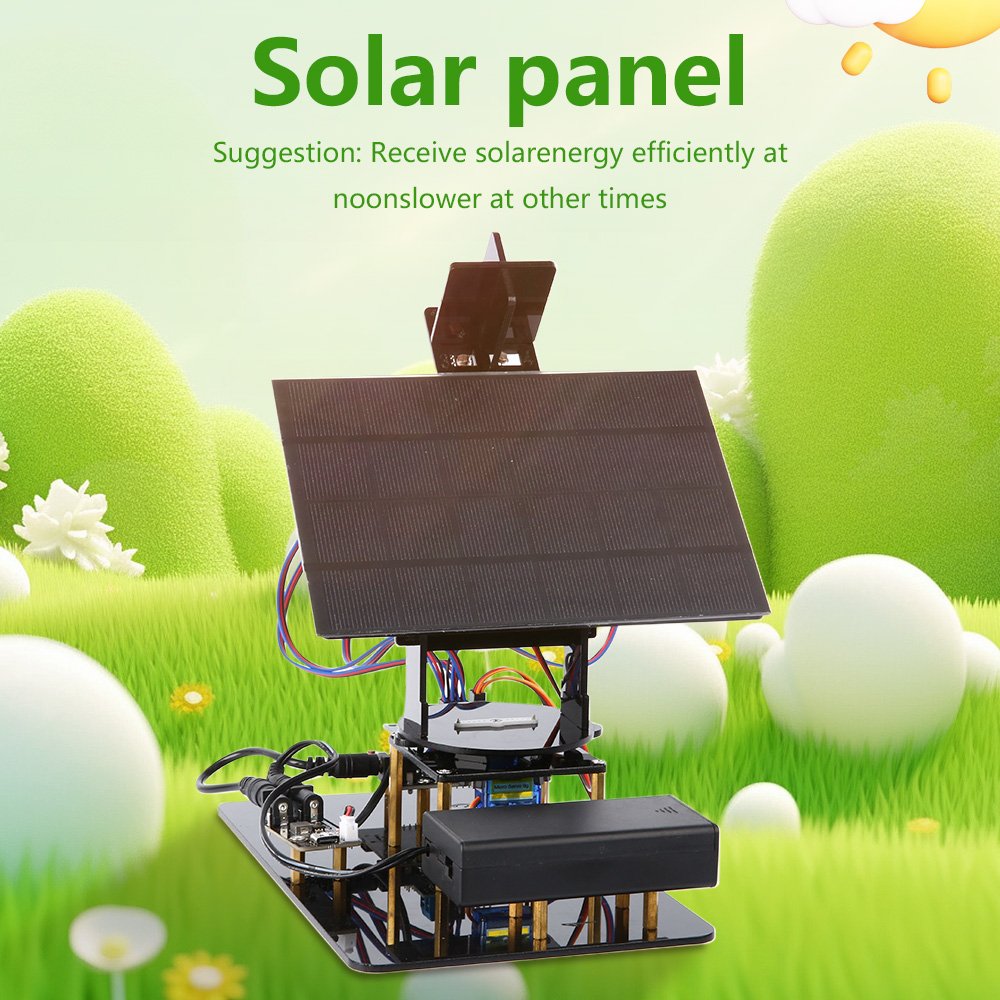 Smart Garden Arduino - ชุดอุปกรณ์การศึกษา KUONGSHUN สำหรับเด็กอายุ 8 ปีขึ้นไป ชุดเริ่มต้นระบบติดตามดวงอาทิตย์อัจฉริยะ