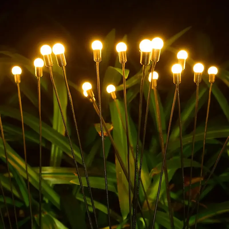 Smart Garden Lighting System - ไฟทางเดินโซลาร์เซลล์กลางแจ้ง กันน้ำ 6/8/10 หัว ไฟ LED