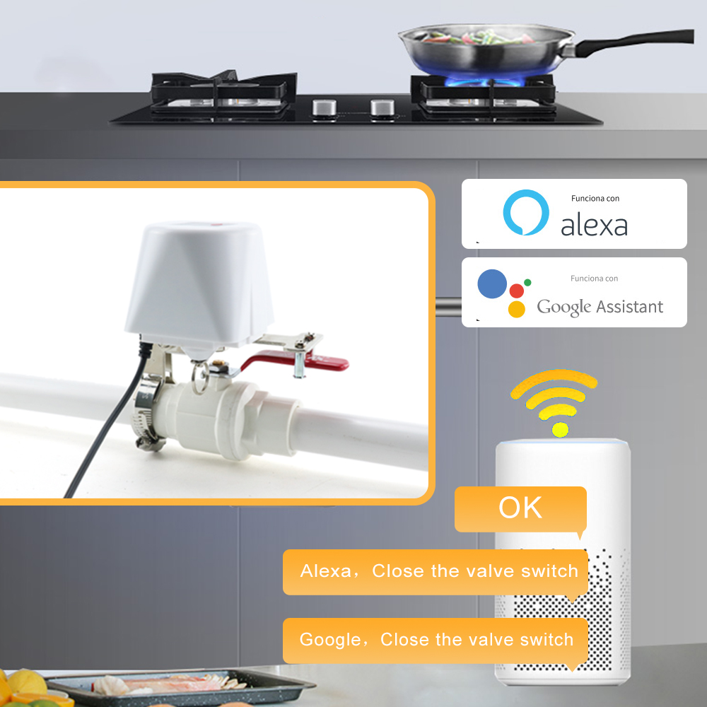 วาล์วน้ำ WiFi วาล์วปิดแก๊ส บอล - Smart Garden Instructions บทวิจารณ์และราคา