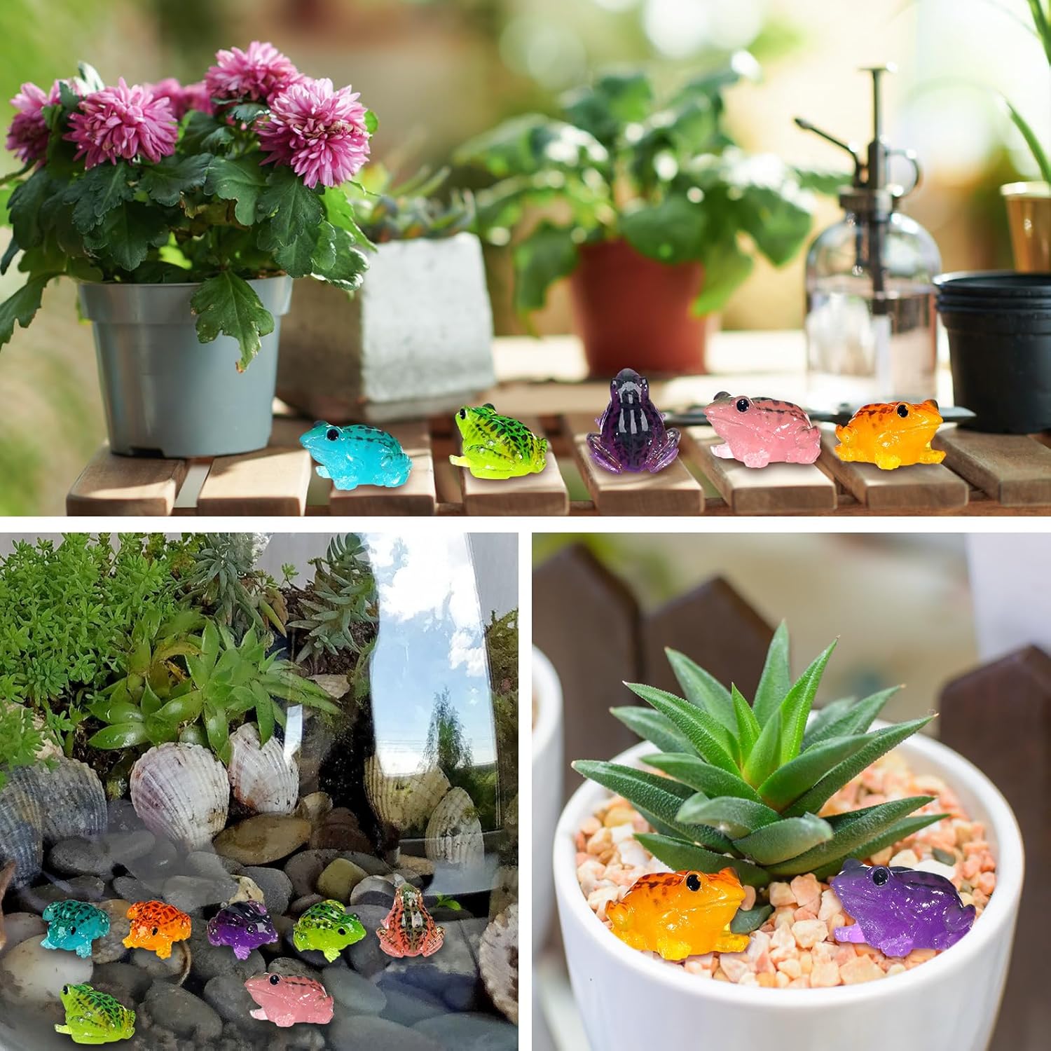50/20Pc MiniatureกบFigurines L - Smart Garden Mini บทวิจารณ์และราคา