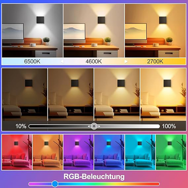 ไฟติดผนัง LED กลางแจ้ง 12W RGB - Smart Garden Arduino บทวิจารณ์และราคา