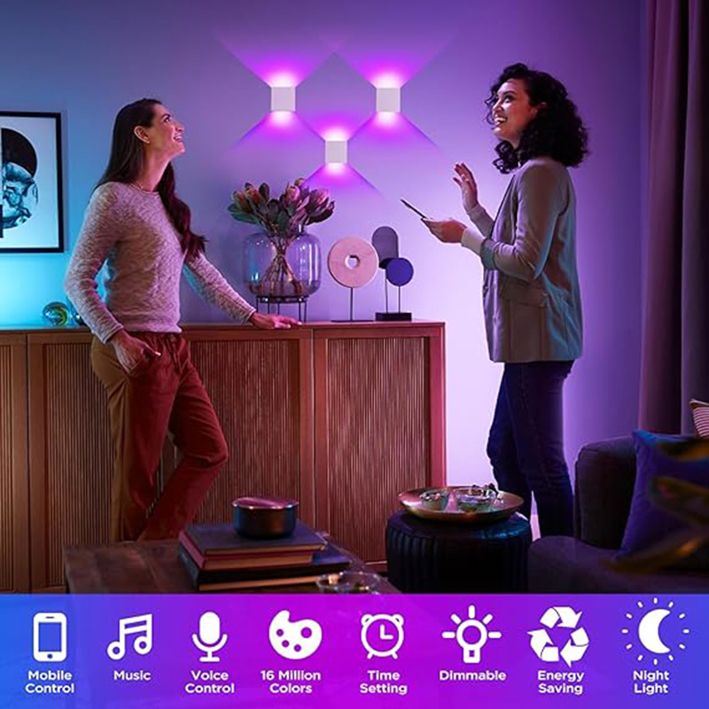 ไฟติดผนัง LED กลางแจ้ง 12W RGB - Smart Garden Arduino บทวิจารณ์และราคา