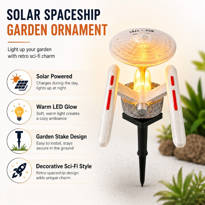 ไฟประดับสวนรูปยานอวกาศ Star Tr - Smart Garden Lighting System บทวิจารณ์และราคา