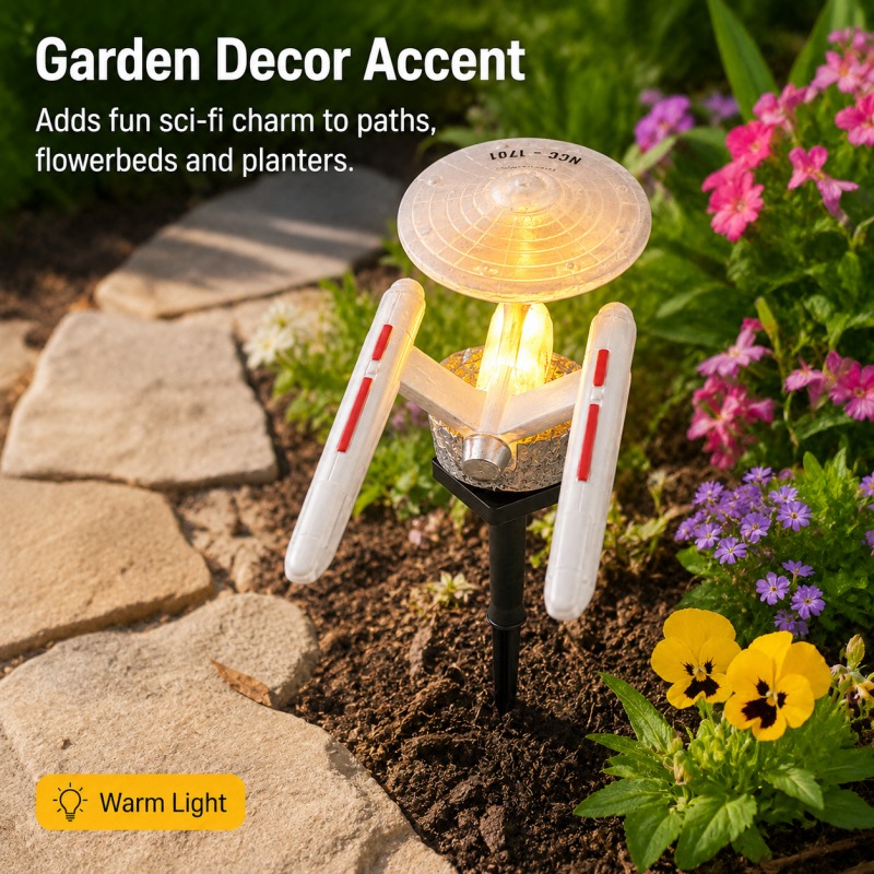 ไฟประดับสวนรูปยานอวกาศ Star Tr - Smart Garden Lighting System บทวิจารณ์และราคา