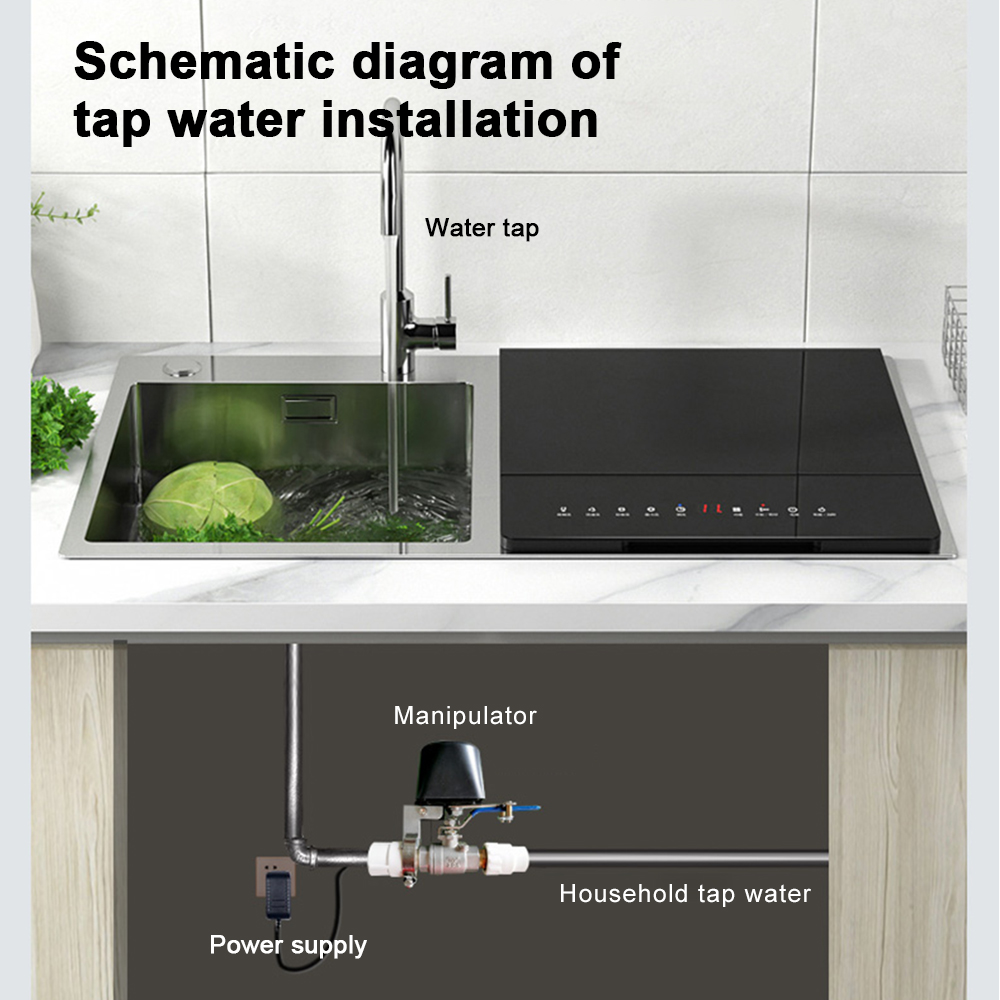 Tuya วาล์วอัจฉริยะปิดอัตโนมัติ - Smart Garden Instructions บทวิจารณ์และราคา