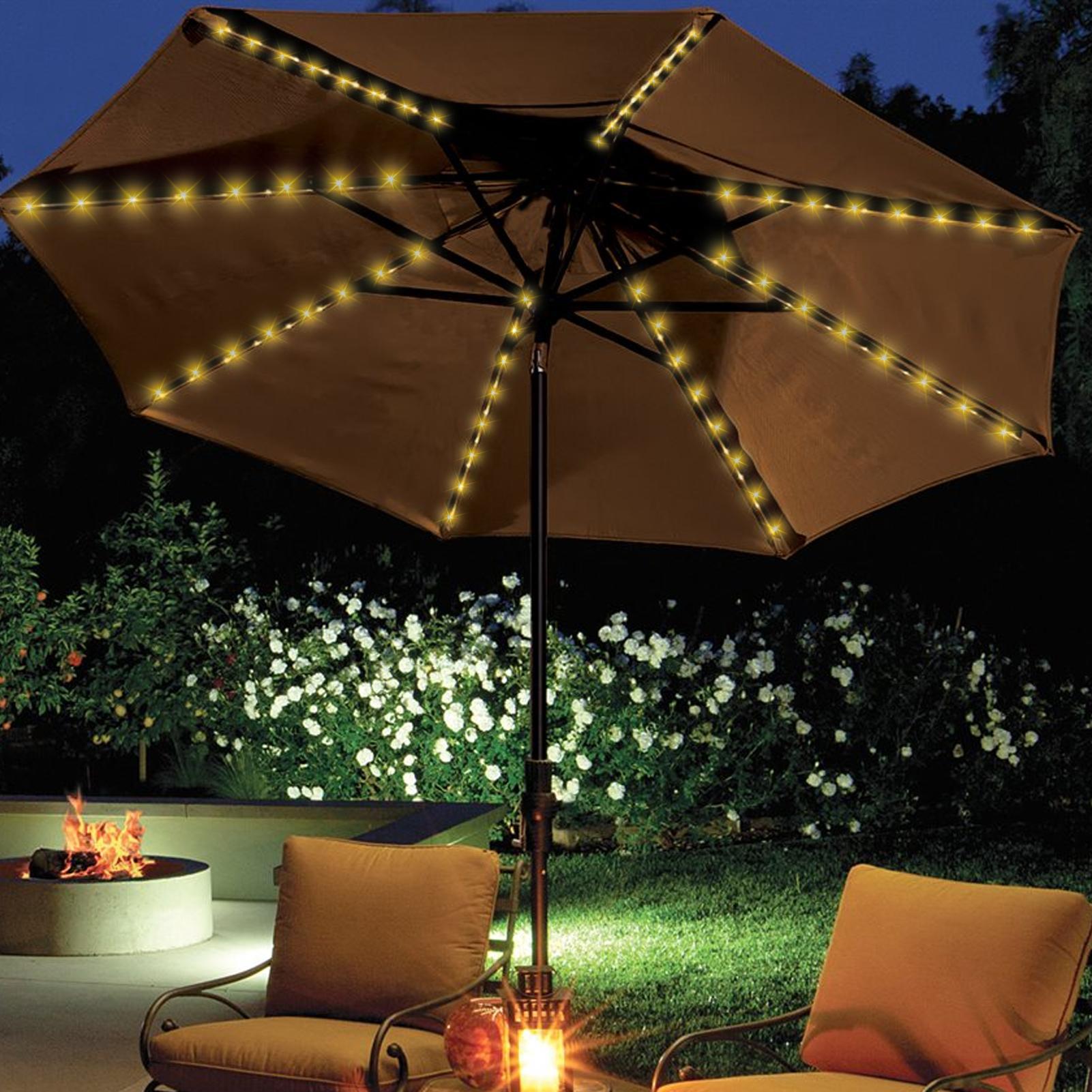 ไฟประดับร่มโซลาร์เซลล์ 104 LED - Smart Garden Lighting System บทวิจารณ์และราคา