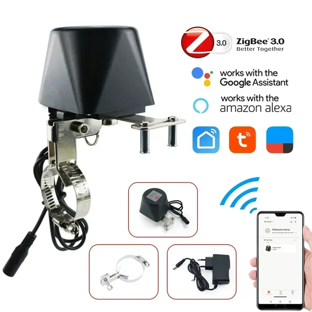 Tuya Zigbee สมาร์ทวาล์วแก๊ส WI - Smart Garden Instructions บทวิจารณ์และราคา