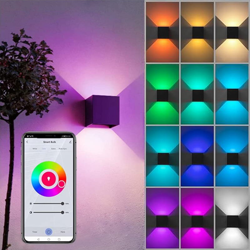 Tuya โคมไฟติดผนัง LED กลางแจ้ง - Smart Garden Arduino บทวิจารณ์และราคา